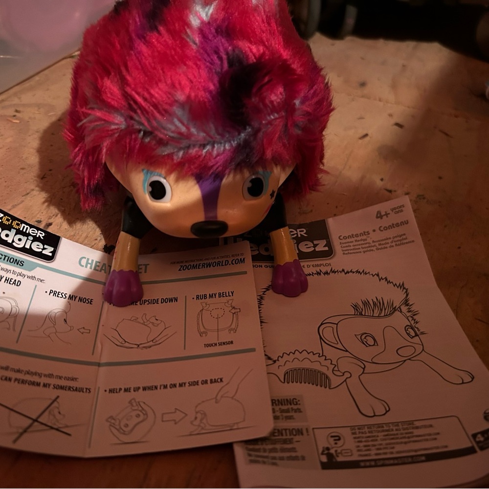 Colorful Interactive Hedgehog Toy